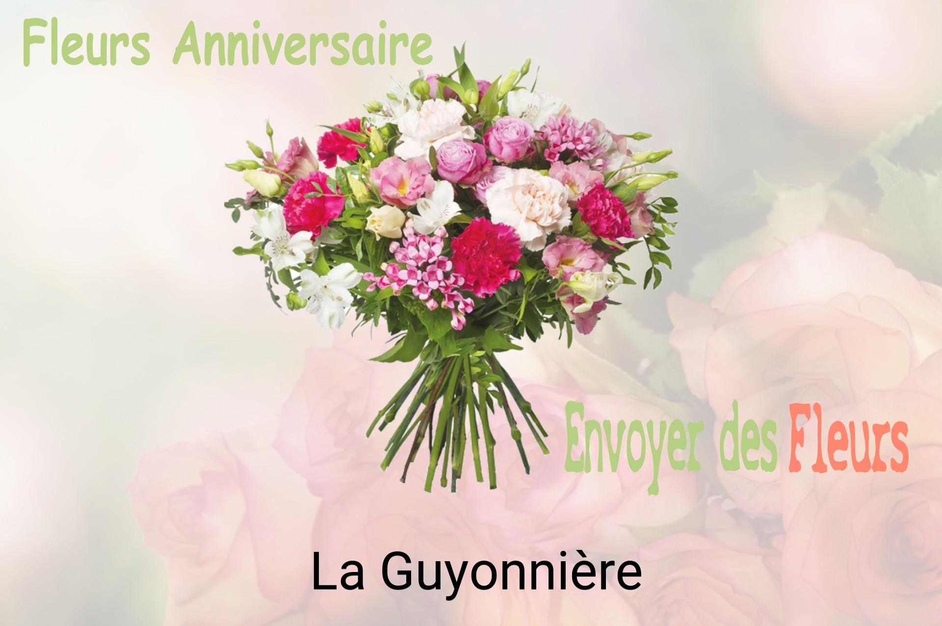 Bouquet de fleurs d’anniversaire livré à La Guyonnière