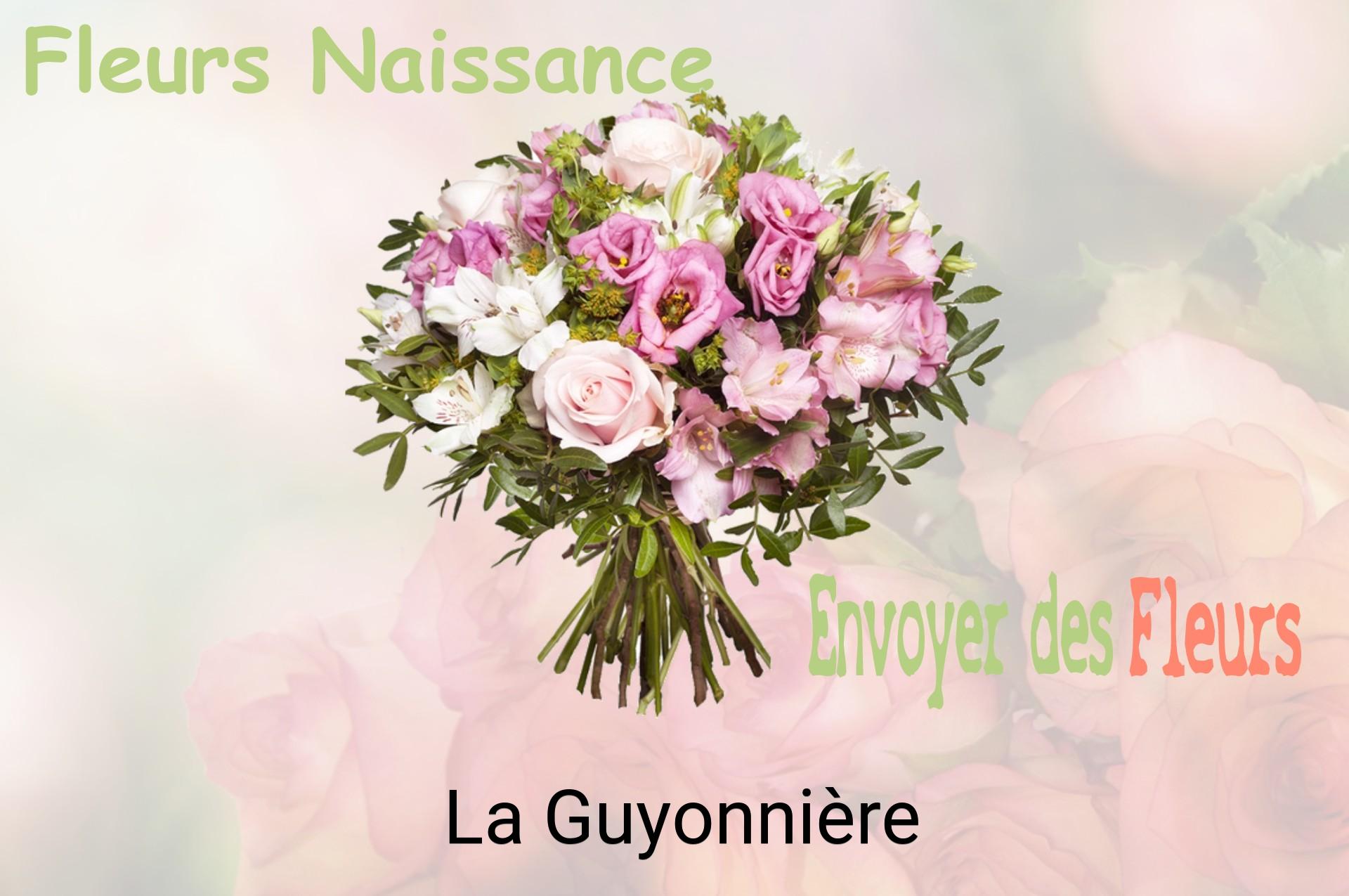Bouquet de fleurs de naissance livré à La Guyonnière